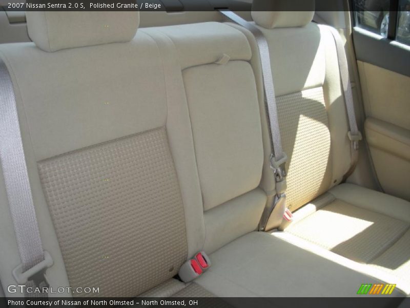Polished Granite / Beige 2007 Nissan Sentra 2.0 S