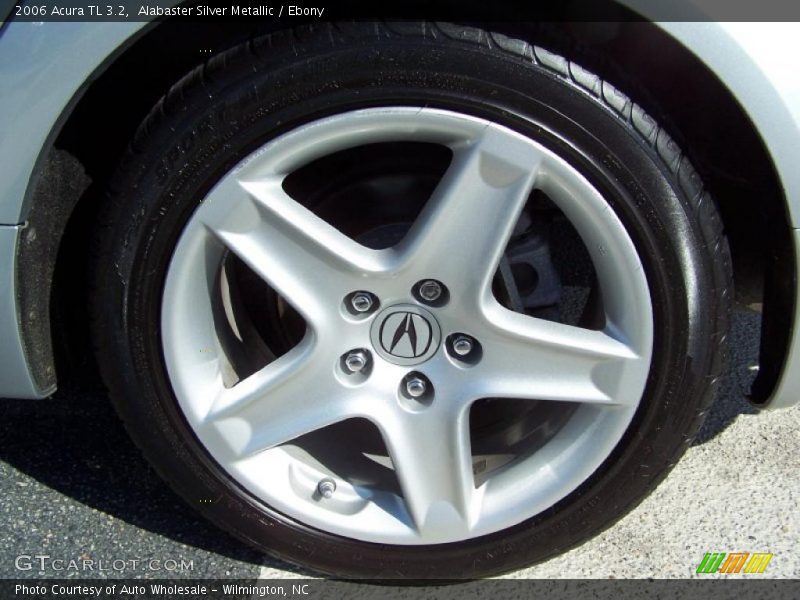 Alabaster Silver Metallic / Ebony 2006 Acura TL 3.2