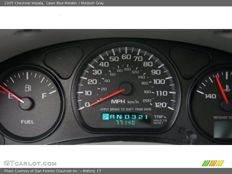 Laser Blue Metallic / Medium Gray 2005 Chevrolet Impala