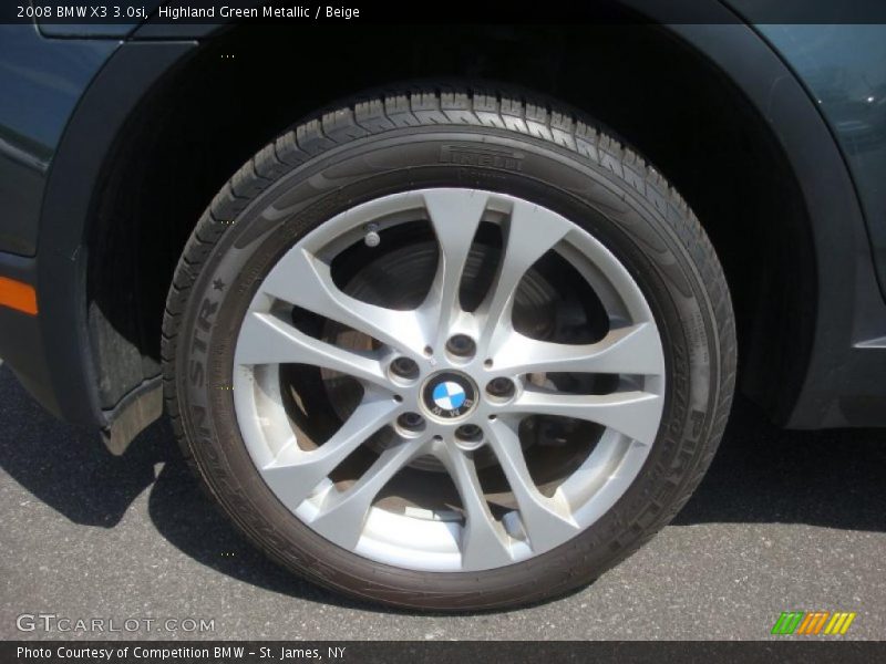 Highland Green Metallic / Beige 2008 BMW X3 3.0si