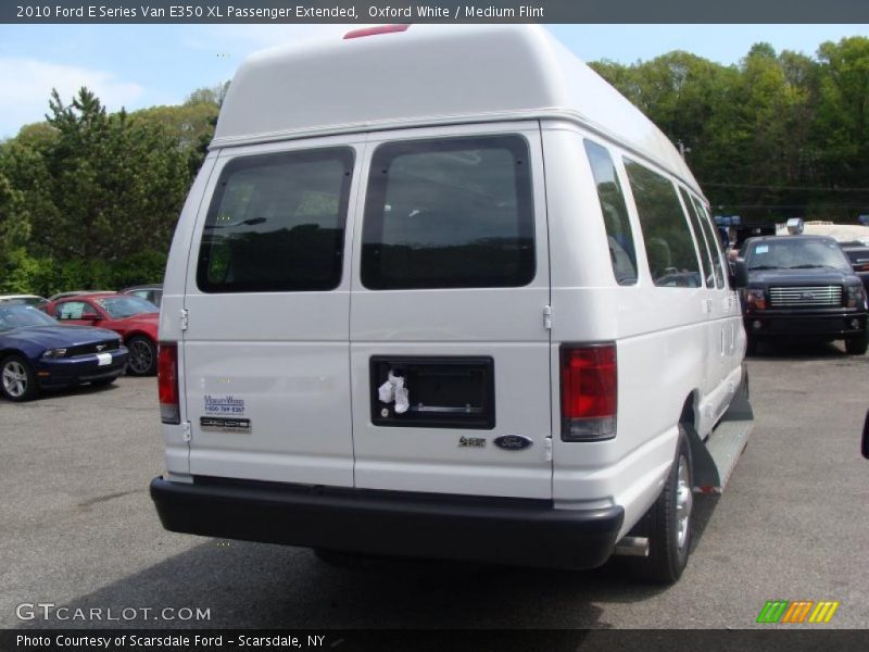 Oxford White / Medium Flint 2010 Ford E Series Van E350 XL Passenger Extended