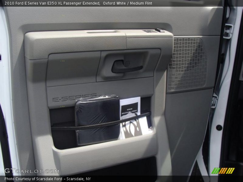Oxford White / Medium Flint 2010 Ford E Series Van E350 XL Passenger Extended
