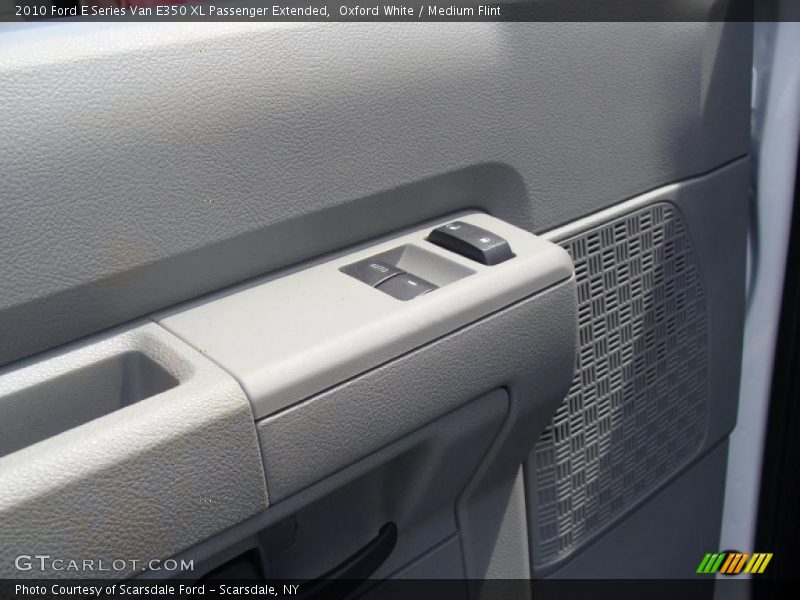 Oxford White / Medium Flint 2010 Ford E Series Van E350 XL Passenger Extended
