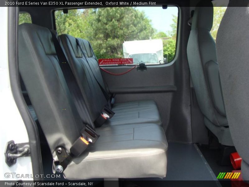 Oxford White / Medium Flint 2010 Ford E Series Van E350 XL Passenger Extended