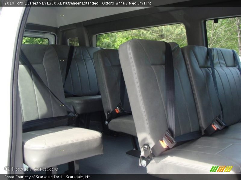 Oxford White / Medium Flint 2010 Ford E Series Van E350 XL Passenger Extended