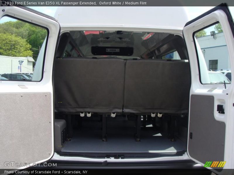Oxford White / Medium Flint 2010 Ford E Series Van E350 XL Passenger Extended
