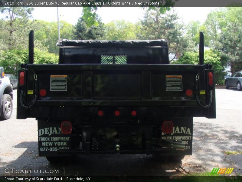 Oxford White / Medium Stone 2010 Ford F350 Super Duty XL Regular Cab 4x4 Chassis