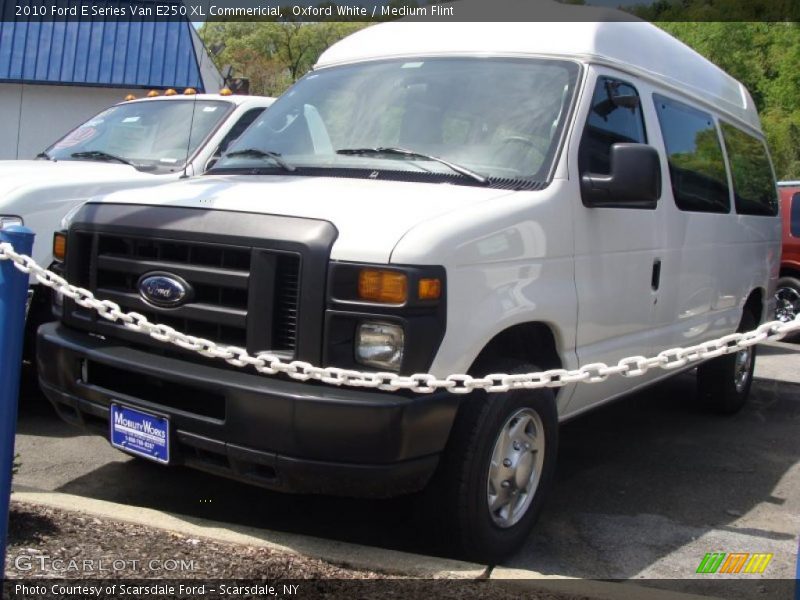 Oxford White / Medium Flint 2010 Ford E Series Van E250 XL Commericial