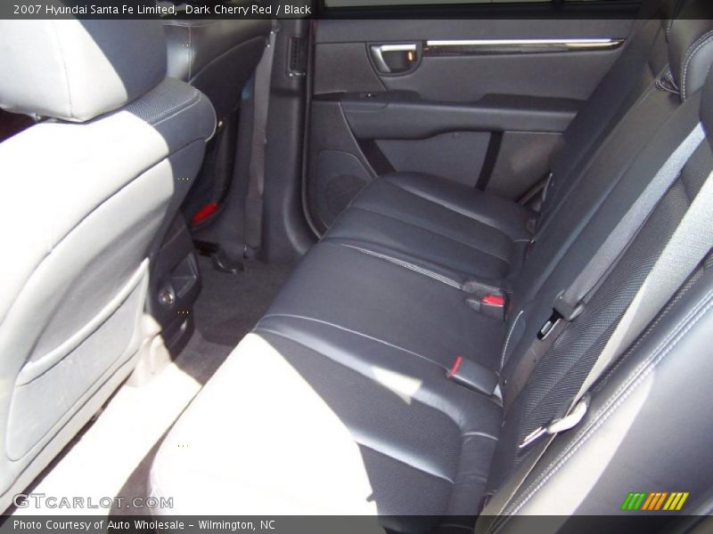 Dark Cherry Red / Black 2007 Hyundai Santa Fe Limited