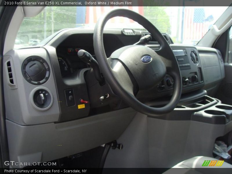 Oxford White / Medium Flint 2010 Ford E Series Van E250 XL Commericial