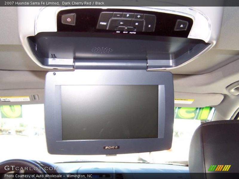 Dark Cherry Red / Black 2007 Hyundai Santa Fe Limited