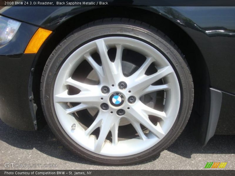 Black Sapphire Metallic / Black 2008 BMW Z4 3.0i Roadster