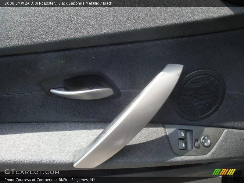 Black Sapphire Metallic / Black 2008 BMW Z4 3.0i Roadster