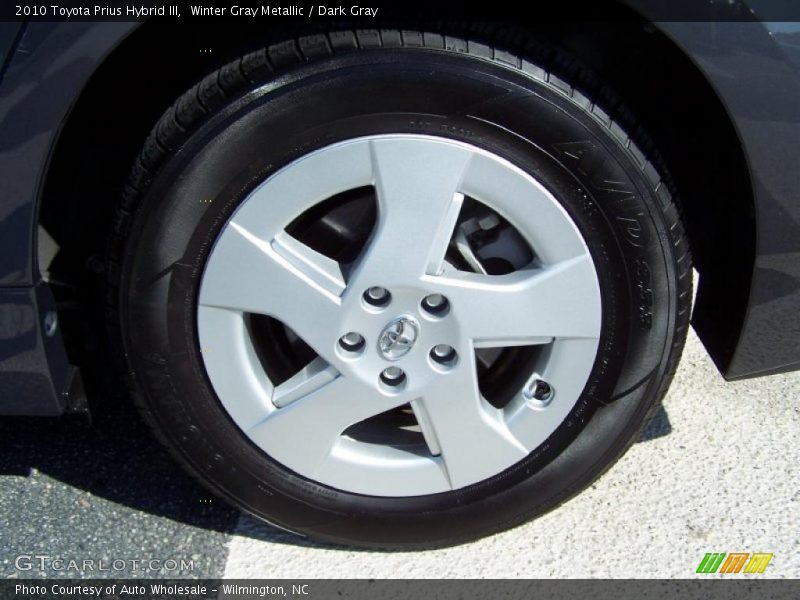Winter Gray Metallic / Dark Gray 2010 Toyota Prius Hybrid III
