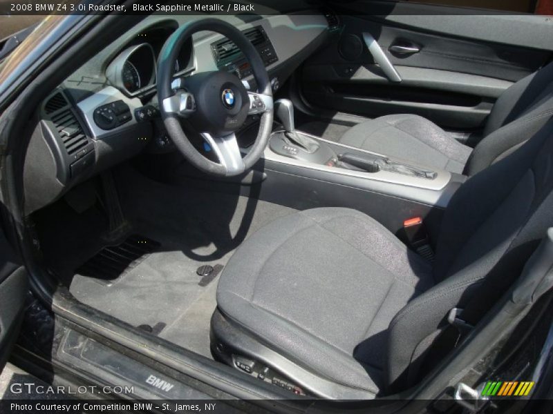 Black Sapphire Metallic / Black 2008 BMW Z4 3.0i Roadster