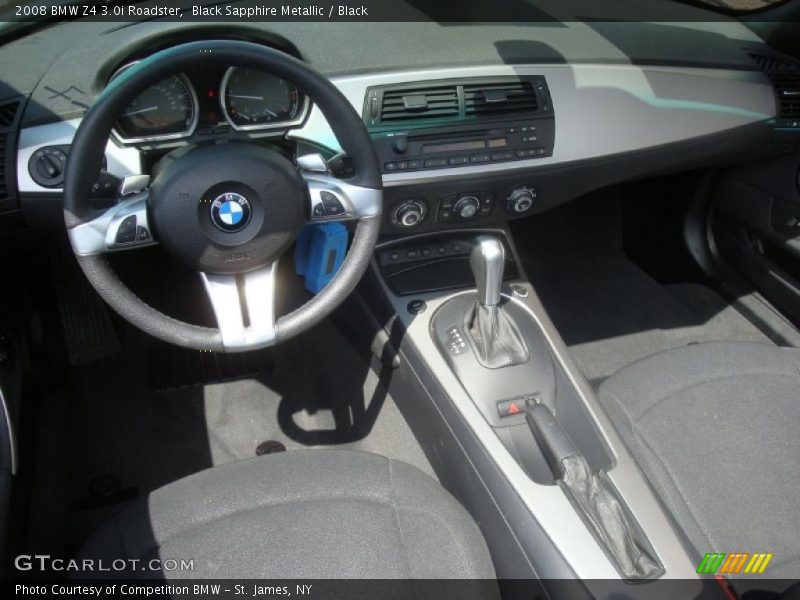 Black Sapphire Metallic / Black 2008 BMW Z4 3.0i Roadster
