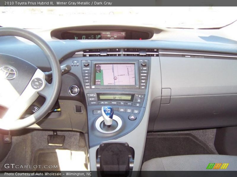 Winter Gray Metallic / Dark Gray 2010 Toyota Prius Hybrid III