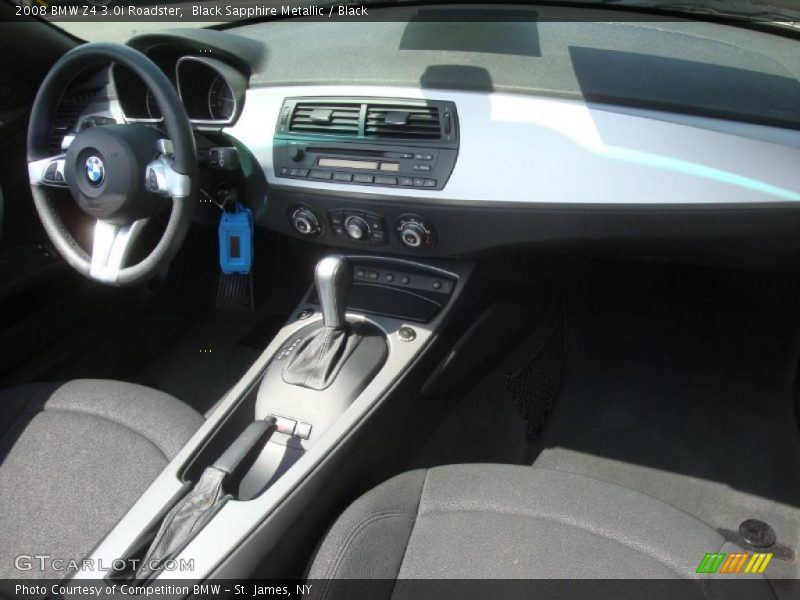 Black Sapphire Metallic / Black 2008 BMW Z4 3.0i Roadster
