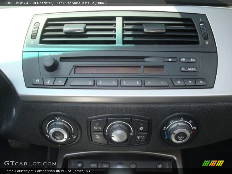 Black Sapphire Metallic / Black 2008 BMW Z4 3.0i Roadster