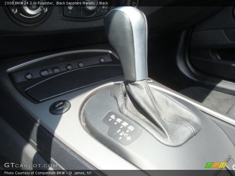 Black Sapphire Metallic / Black 2008 BMW Z4 3.0i Roadster