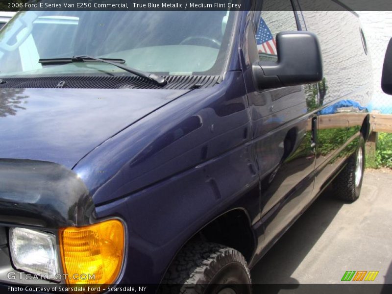 True Blue Metallic / Medium Flint Grey 2006 Ford E Series Van E250 Commercial