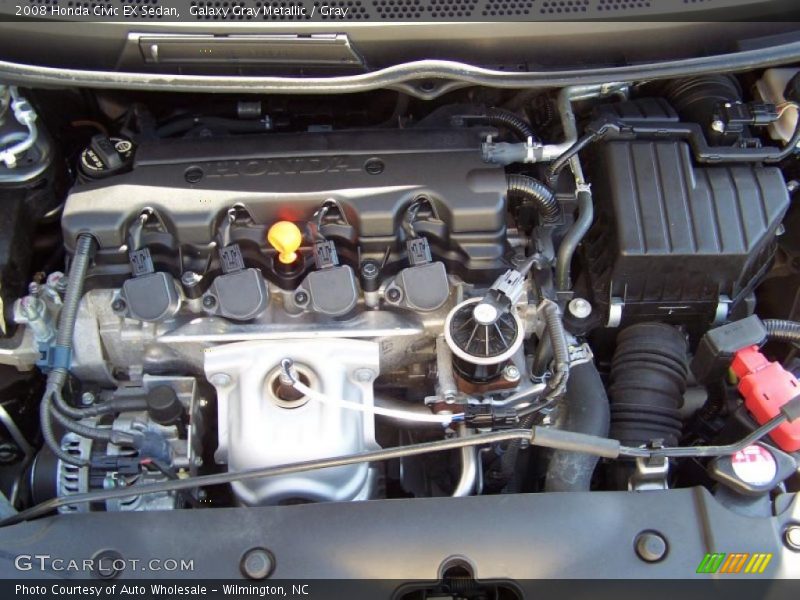 Galaxy Gray Metallic / Gray 2008 Honda Civic EX Sedan