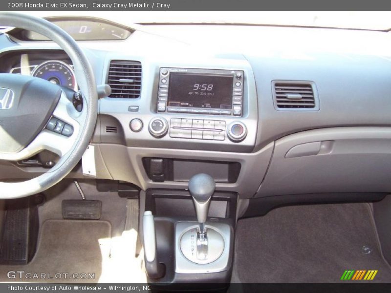 Galaxy Gray Metallic / Gray 2008 Honda Civic EX Sedan