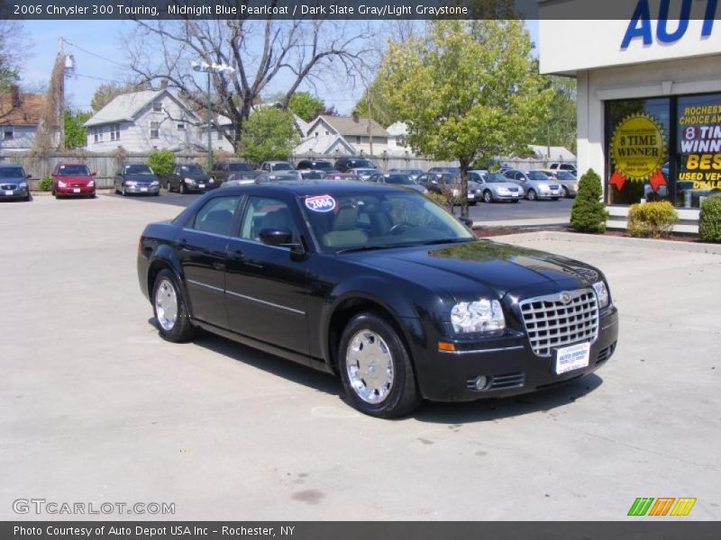 Midnight Blue Pearlcoat / Dark Slate Gray/Light Graystone 2006 Chrysler 300 Touring