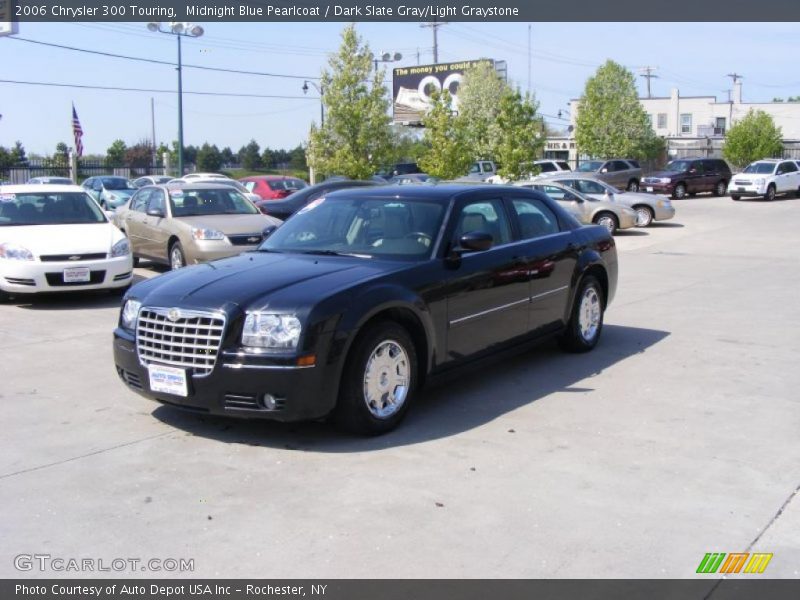 Midnight Blue Pearlcoat / Dark Slate Gray/Light Graystone 2006 Chrysler 300 Touring