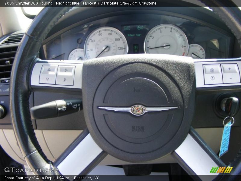 Midnight Blue Pearlcoat / Dark Slate Gray/Light Graystone 2006 Chrysler 300 Touring