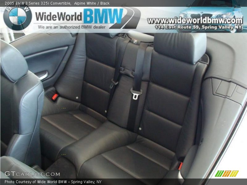 Alpine White / Black 2005 BMW 3 Series 325i Convertible