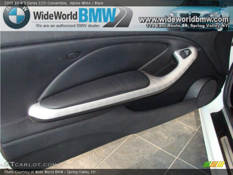 Alpine White / Black 2005 BMW 3 Series 325i Convertible