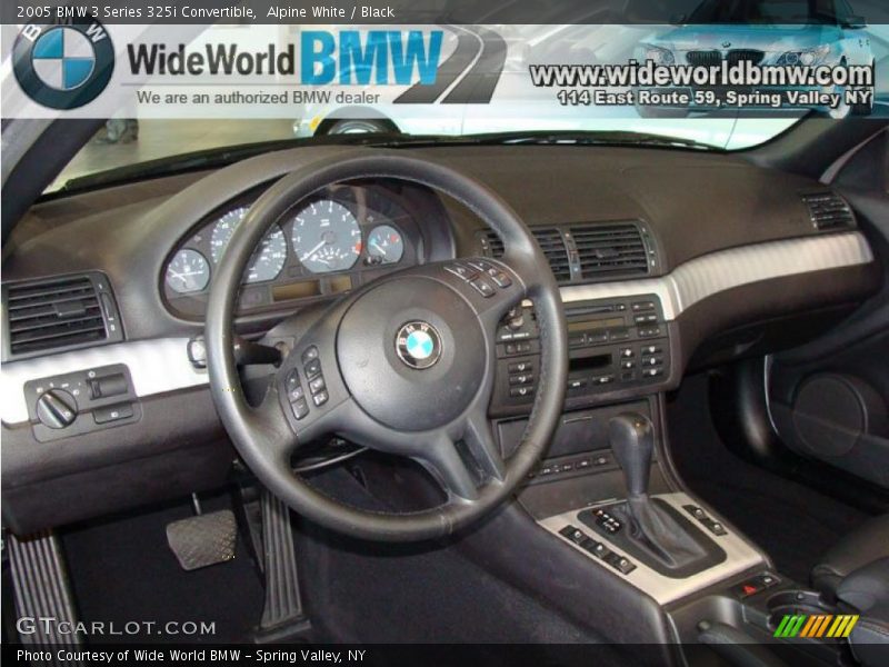 Alpine White / Black 2005 BMW 3 Series 325i Convertible