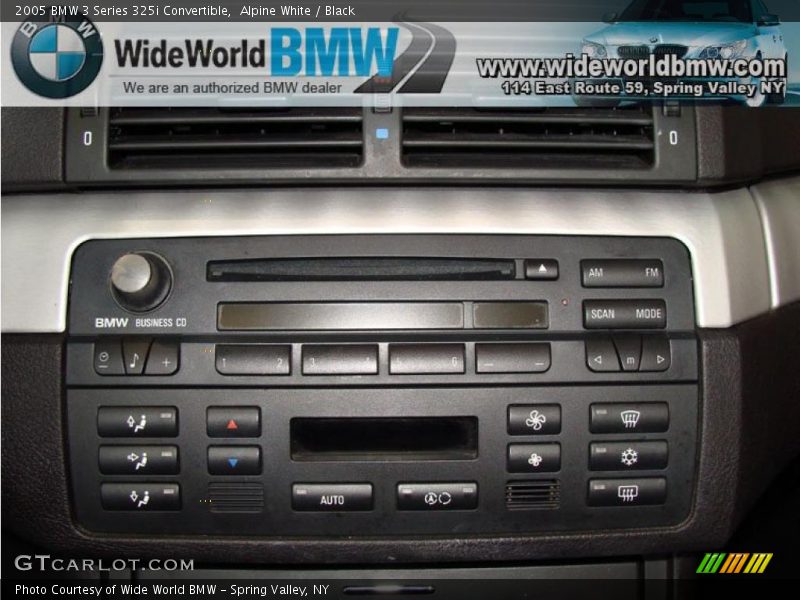 Alpine White / Black 2005 BMW 3 Series 325i Convertible