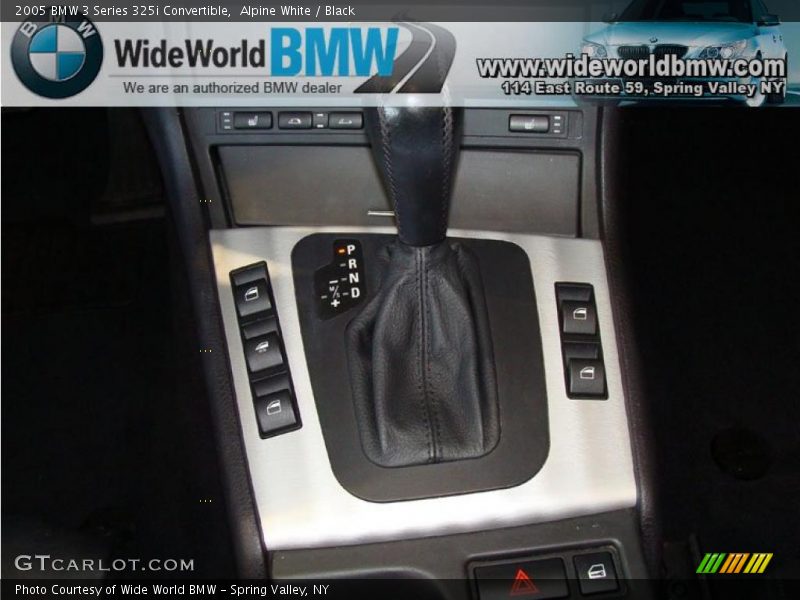 Alpine White / Black 2005 BMW 3 Series 325i Convertible