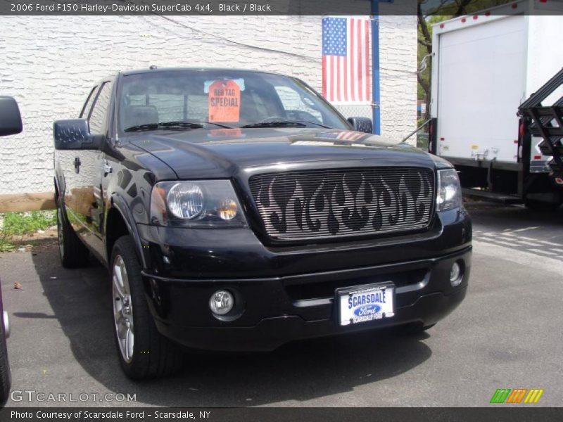 Black / Black 2006 Ford F150 Harley-Davidson SuperCab 4x4