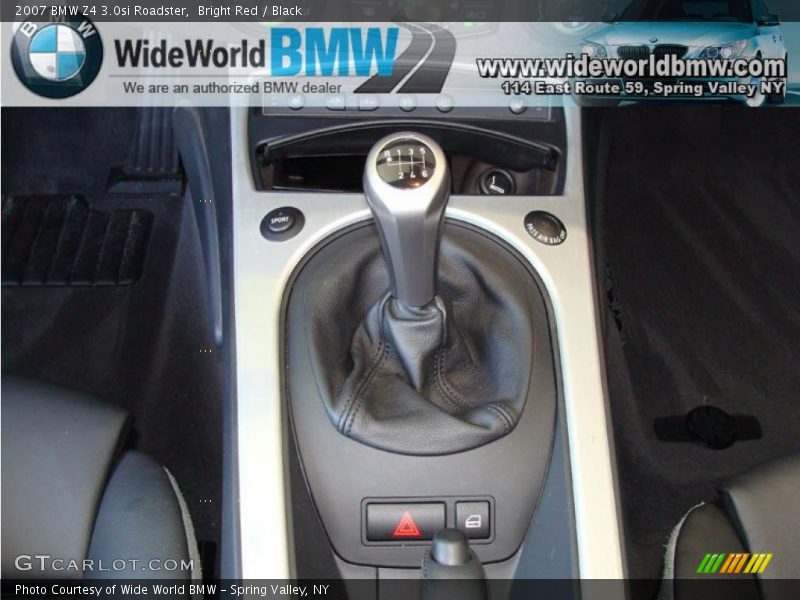Bright Red / Black 2007 BMW Z4 3.0si Roadster
