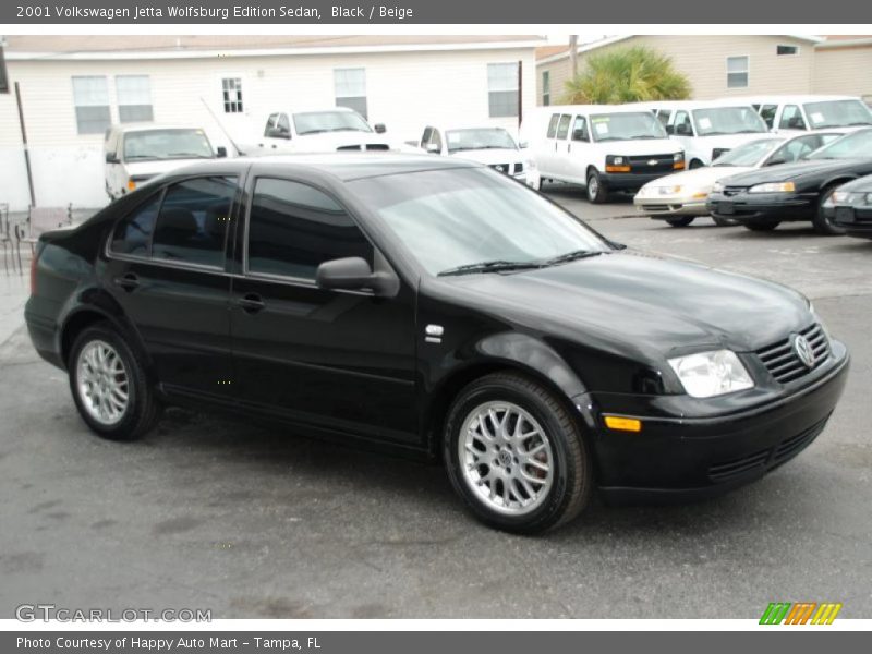 Black / Beige 2001 Volkswagen Jetta Wolfsburg Edition Sedan