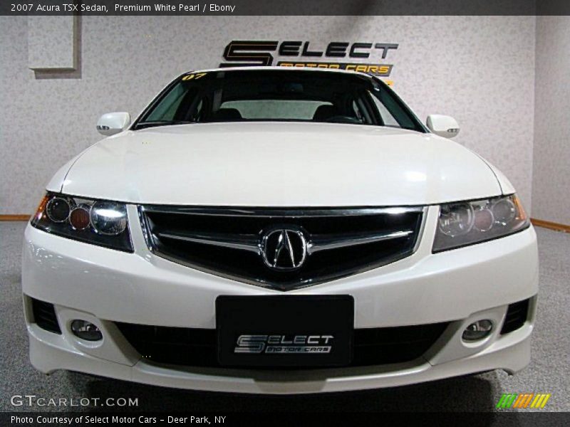 Premium White Pearl / Ebony 2007 Acura TSX Sedan