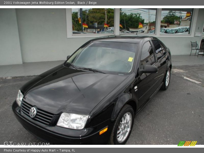 Black / Beige 2001 Volkswagen Jetta Wolfsburg Edition Sedan