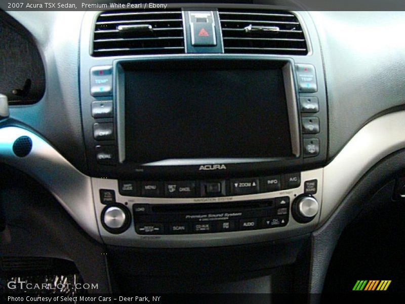Premium White Pearl / Ebony 2007 Acura TSX Sedan