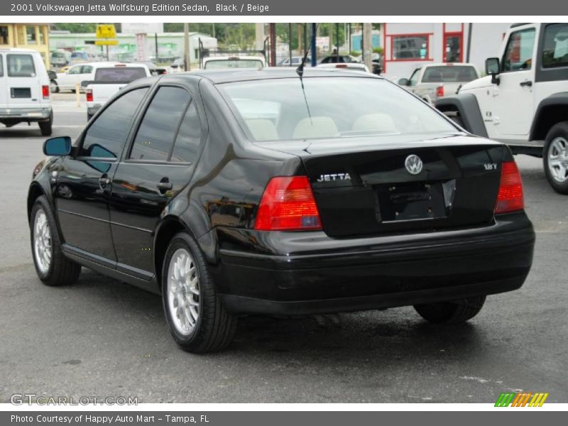 Black / Beige 2001 Volkswagen Jetta Wolfsburg Edition Sedan
