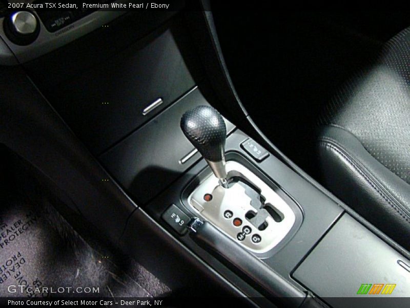 Premium White Pearl / Ebony 2007 Acura TSX Sedan