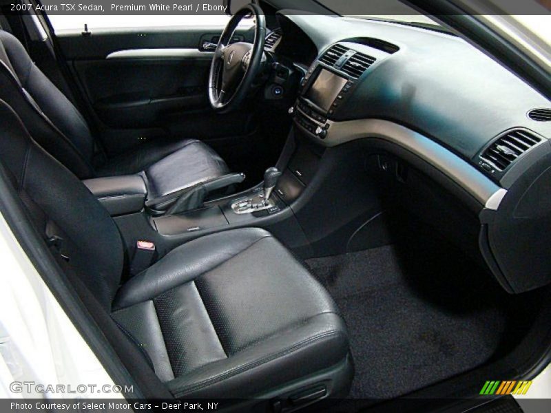 Premium White Pearl / Ebony 2007 Acura TSX Sedan