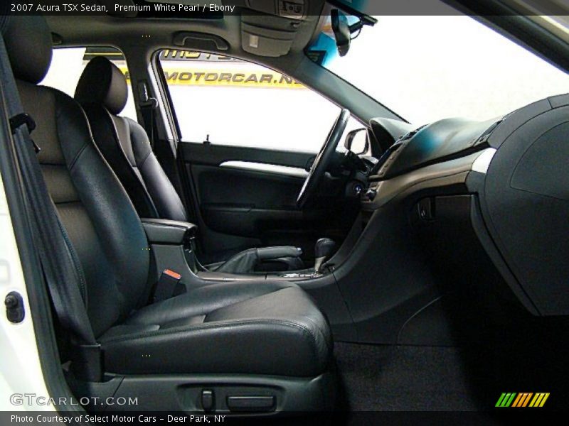 Premium White Pearl / Ebony 2007 Acura TSX Sedan