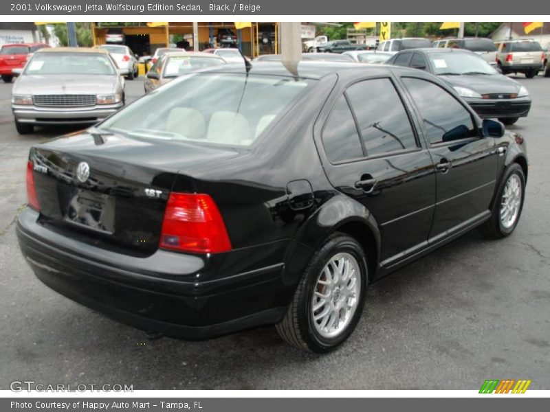 Black / Beige 2001 Volkswagen Jetta Wolfsburg Edition Sedan