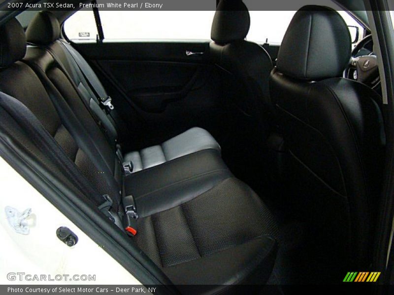 Premium White Pearl / Ebony 2007 Acura TSX Sedan