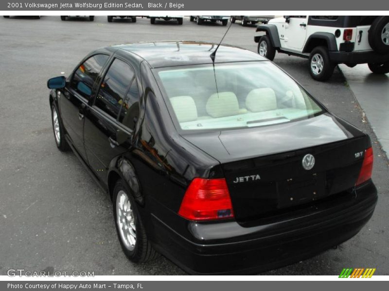 Black / Beige 2001 Volkswagen Jetta Wolfsburg Edition Sedan