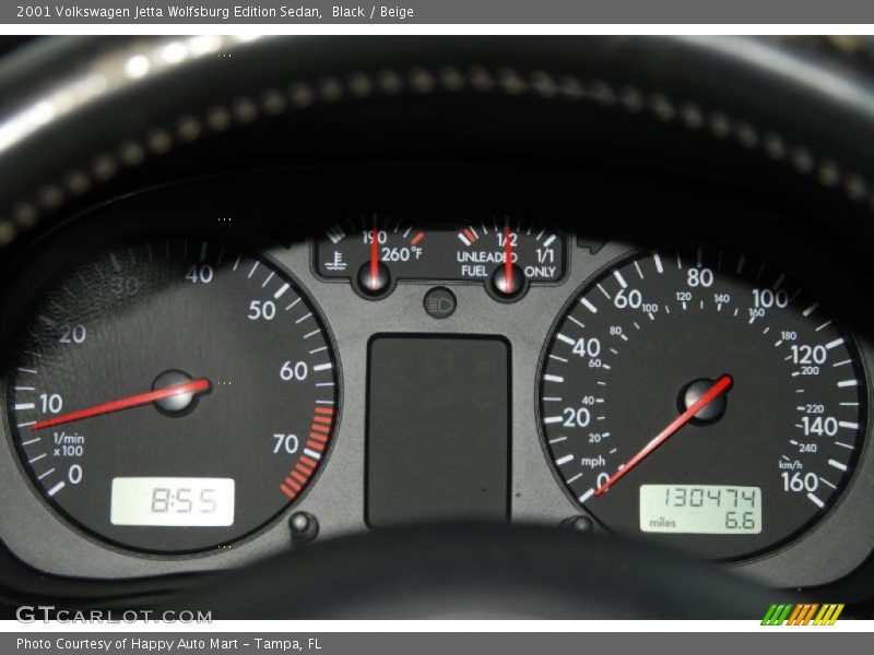 Black / Beige 2001 Volkswagen Jetta Wolfsburg Edition Sedan