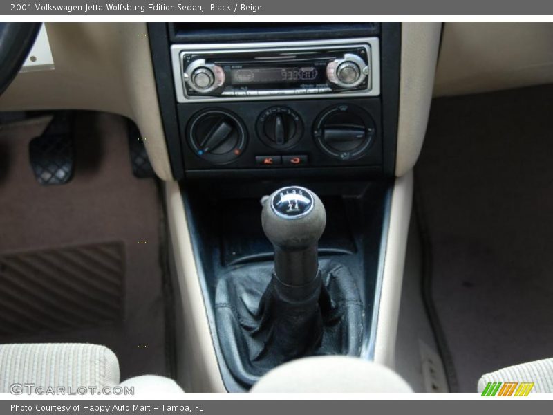 Black / Beige 2001 Volkswagen Jetta Wolfsburg Edition Sedan